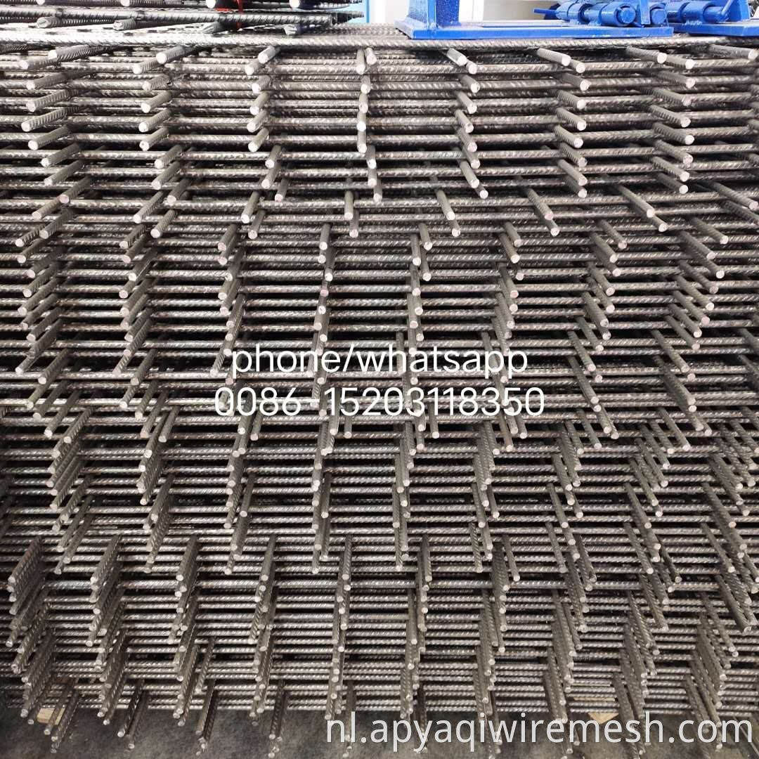 SL82 Versterkingsmesh Staal Rebar beton Vervaringsversterking Last Draad Mesh Constructie Mesh Panel